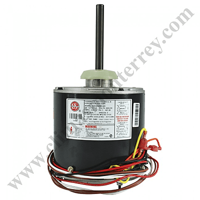 Motor Condensadora Abierto Prueba De Goteo, 208-230V, Hp 3/4, Rpm 1075, 60 Hz, 4.4 A, Capacitor 12.5 Mfd, 6 Polos, Reversible, Baleros - 8665