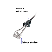 Calentador de inmersión para agua #1, 400W, 8 L Volteck - CAGU-1 / 46303 Calentador de inmersión para agua #1, 400W, 8 L Volteck - CAGU-1 / 46303