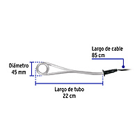 Calentador de inmersión para agua #5, 900W, 18 L Volteck - CAGU-5 / 46307 Calentador de inmersión para agua #5, 900W, 18 L Volteck - CAGU-5 / 46307