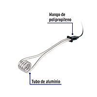 Calentador de inmersión para agua #6, 1100W, 23 L Volteck - CAGU-6 / 46308 Calentador de inmersión para agua #6, 1100W, 23 L Volteck - CAGU-6 / 46308