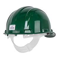 Casco de seguridad, ajuste de intervalos, verde, Pretul - CAS-VP / 25045