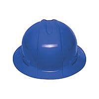 Casco de seguridad, ala ancha, azul - CAS-ZX / 10570