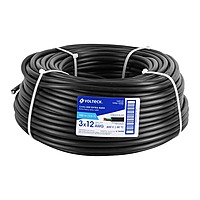 Metro de cable uso extra rudo 3 x 12 AWG en rollo de 100 m - CAUR-312 / 40006 Metro de cable uso extra rudo 3 x 12 AWG en rollo de 100 m - CAUR-312 / 40006
