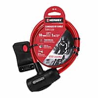 Candado de cable con llave, 10 mm X 1.0 m - CB-10 / 43922 Candado de cable con llave, 10 mm X 1.0 m - CB-10 / 43922