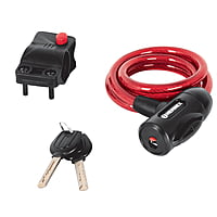 Candado de cable con llave, 10 mm X 1.0 m - CB-10 / 43922 Candado de cable con llave, 10 mm X 1.0 m - CB-10 / 43922