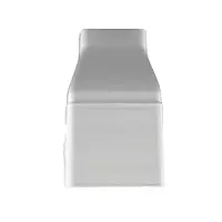 Conexion Terminal para Canaleta Blanco 80mm, OPTIMAL DUCT - CCDDE-80 (ODDE-80)