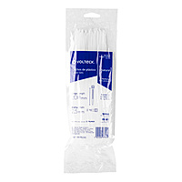 Bolsa con 100 cinchos plásticos 18 lb, 200x2.5 mm, naturales - CIN-1820 / 44302