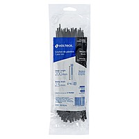 Bolsa con 100 cinchos plásticos 18 lb, 200x2.5 mm, negros - CIN-1820N / 44322 Bolsa con 100 cinchos plásticos 18 lb, 200x2.5 mm, negros - CIN-1820N / 44322