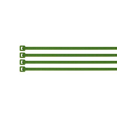 Bolsa con 50 cinchos plásticos 40 lb, 150 x 3.5 mm, verdes - CIN-4015V / 41016