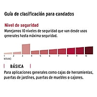 Candado de latón, 30mm, gancho largo, blister, Hermex Basic - CL-30LP / 23516 Candado de latón, 30mm, gancho largo, blister, Hermex Basic - CL-30LP / 23516