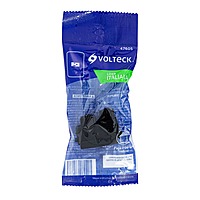 Contacto sencillo, 2 polos + tierra, línea Italiana, negro - COA-IN / 47605
