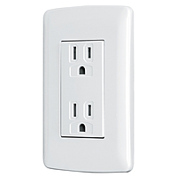 Contacto dúplex aterrizado, color blanco, línea Italiana - CODO-IB / 48130 Contacto dúplex aterrizado, color blanco, línea Italiana - CODO-IB / 48130