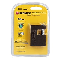 Candado antipalanca, 50mm, cuerpo de hierro, Hermex Basic - COR-50HP / 22515