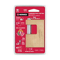 Candado antipalanca, 75mm, cuerpo de latón llave tradicional - COR-75 / 43357