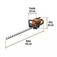 Cortasetos con motor a gasolina 26 cc, uso profesional - COS-26X / 12251 Cortasetos con motor a gasolina 26 cc, uso profesional - COS-26X / 12251