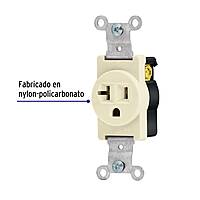 Contacto sencillo, 2 polos 3 hilos, 20 A, Standard, marfil - COSE-MS / 46101 Contacto sencillo, 2 polos 3 hilos, 20 A, Standard, marfil - COSE-MS / 46101