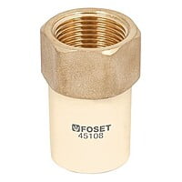 Adaptador hembra de CPVC con inserto metálico 1/2' - CPVC-641 / 45107