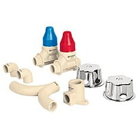 KIT de conexiones y válvulas CPVC para instalación regadera - CPVC-KIT / 46033 KIT de conexiones y válvulas CPVC para instalación regadera - CPVC-KIT / 46033