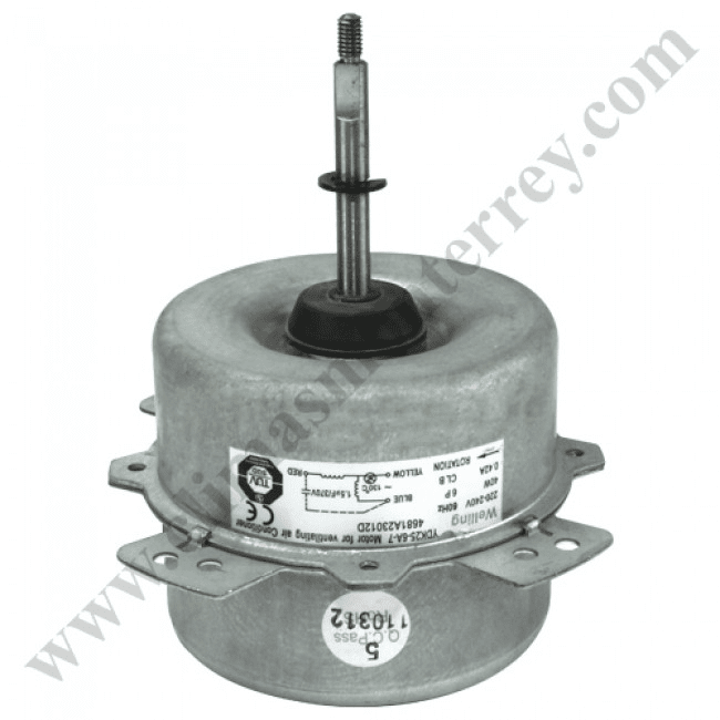 Motor Para Minisplit, Condensador, 220-240V, 60Hz, 40W, 0.42A, Capacitor 1.5Mf 370V - 4681A23012D Motor Para Minisplit, Condensador, 220-240V, 60Hz, 40W, 0.42A, Capacitor 1.5Mf 370V - 4681A23012D