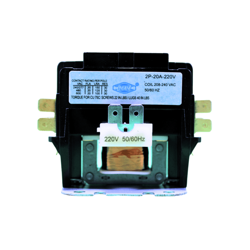 Contactor 2 Polos, 20 Amps, Bobina 208-240Vac, 50/60Hz / Cluxer - CXC2P20A220 Contactor 2 Polos, 20 Amps, Bobina 208-240Vac, 50/60Hz / Cluxer - CXC2P20A220