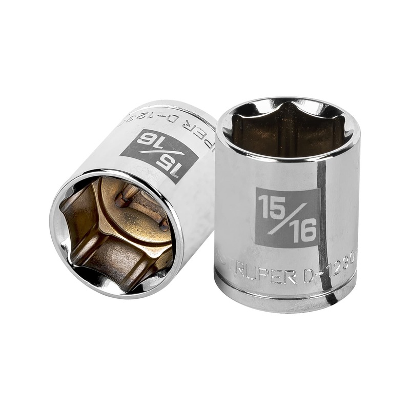 Dado de 6 puntas, cuadro 1/2' de 15/16' - D-1230-H / 13239 Dado de 6 puntas, cuadro 1/2' de 15/16' - D-1230-H / 13239