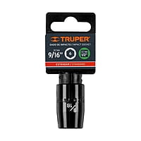 Dado de impacto, 6 puntas, cuadro 1/2' de 9/16' - D-7418-H / 13378