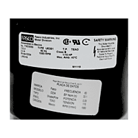 Motor Fasco 115V, 60HZ, ClassB - D234 Motor Fasco 115V, 60HZ, ClassB - D234