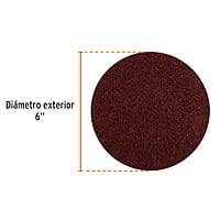 Caja con 3 discos de lija 6' grano 60 para PUL 4x6 - D60-PUL-4X6 / 16163 Caja con 3 discos de lija 6' grano 60 para PUL 4x6 - D60-PUL-4X6 / 16163