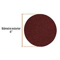 Caja con 3 discos de lija 6' grano 80 para PUL 4x6 - D80-PUL-4X6 / 16164 Caja con 3 discos de lija 6' grano 80 para PUL 4x6 - D80-PUL-4X6 / 16164