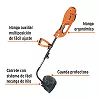 Desbrozadora eléctrica 550 W mango "D", 13" corte, Truper - DES-550 / 101263 Desbrozadora eléctrica 550 W mango "D", 13" corte, Truper - DES-550 / 101263