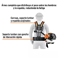 Desmalezadora a gasolina 43 cc mango 'bici', 18' corte - DES-430 / 11031