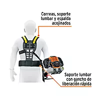 Cortasetos con motor a gasolina 26 cc, uso profesional - COS-26X / 12251 Cortasetos con motor a gasolina 26 cc, uso profesional - COS-26X / 12251