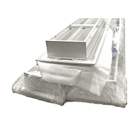 Difusor Lineal de Inyeccion Separacion 3/4" en Aluminio EXTRUIDO (6 PIES X 2R, BLANCO) - DILIIN06X2RX3/4