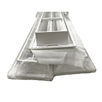 Difusor Lineal de Inyeccion Separacion 3/4" en Aluminio EXTRUIDO (6 PIES X 2R, BLANCO) - DILIIN06X2RX3/4