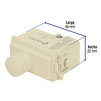 Dimmer giratorio, línea Italiana, marfil - DIM-I / 48080
