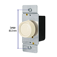 Atenuador de luz giratorio, Standard, marfil - DIM-S / 46302 Atenuador de luz giratorio, Standard, marfil - DIM-S / 46302