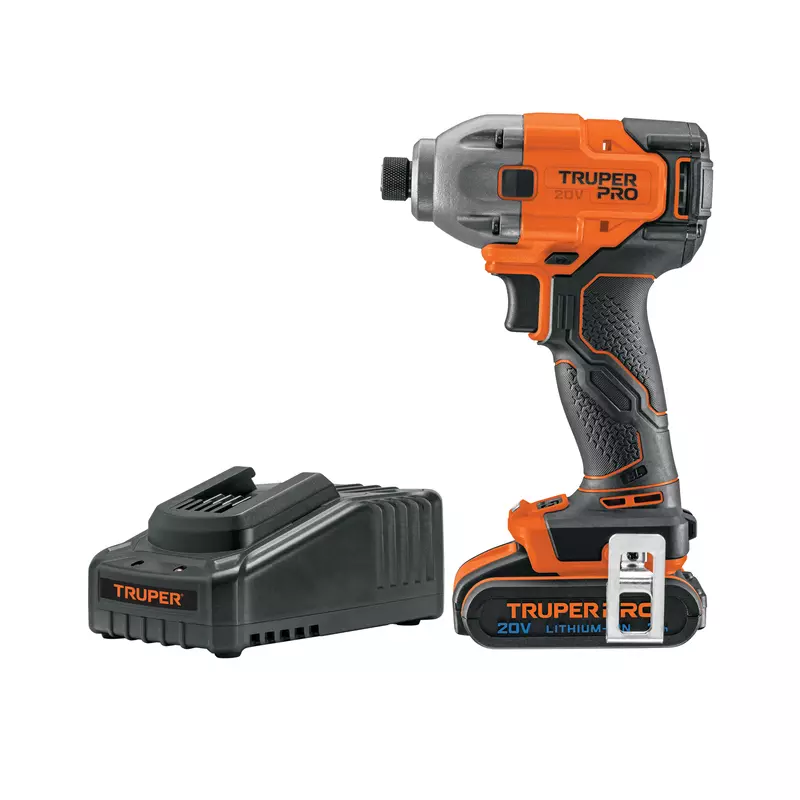 Destornillador de impacto 1/4', 20V, 1 batería 2Ah, PRO, 103253 - DIMI-20A2 Destornillador de impacto 1/4', 20V, 1 batería 2Ah, PRO, 103253 - DIMI-20A2