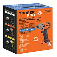 Destornillador de impacto 1/4', 20V, sin accesorios, PRO, 103254 - DIMI-20AS