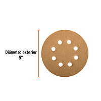 Caja con 5 discos de lija 5' grano 320 lijadora roto-orbital - DIRO-532 / 17983 Caja con 5 discos de lija 5' grano 320 lijadora roto-orbital - DIRO-532 / 17983