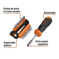 Desarmador multipunta, con 33 puntas - DMP-33 / 13595