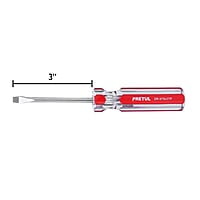 Desarmador plano, 3/16 x 3', mango PVC, Pretul - DR-3/16X3TP / 21456