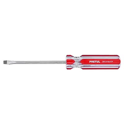 Desarmador plano, 3/16 x 4', mango PVC, Pretul - DR-3/16X4TP / 21458