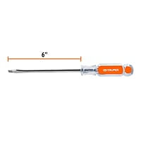 Desarmador Plano 5/16-6 Pulga Mango de Acetato 14002 - DR-5/16X6 Desarmador Plano 5/16-6 Pulga Mango de Acetato 14002 - DR-5/16X6