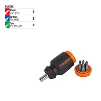 Desarmador tipo trompo con 7 puntas - DTROM-7 / 10751 Desarmador tipo trompo con 7 puntas - DTROM-7 / 10751