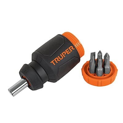 Desarmador tipo trompo con 7 puntas - DTROM-7 / 10751
