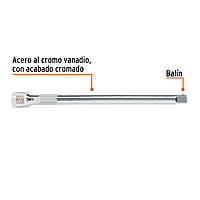 Extensión de 10' para matraca, para dados cuadro 1/2' - E-5463 / 13418