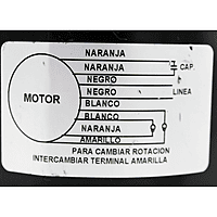 Motor Abierto,MOD:E448,3/4Hp,1Fase,220V,60Hz,1625RPM,4 Polos Mcmillan - E448-2