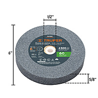 ESBA-1-1/4X10 Esmeril de banco, 1-1/4 HP, 10' Truper ESBA-1-1/4X10 Esmeril de banco, 1-1/4 HP, 10' Truper