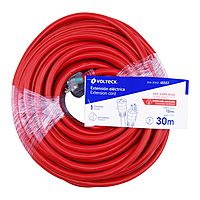 Extensión reforzada aterrizada 30 m 3x12 AWG, Volteck, 46557 - ERA-30X12 Extensión reforzada aterrizada 30 m 3x12 AWG, Volteck, 46557 - ERA-30X12