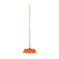 Escoba cerdas de PET extra suaves, bastón de madera, 57030 - ES-35S030 - ES-35